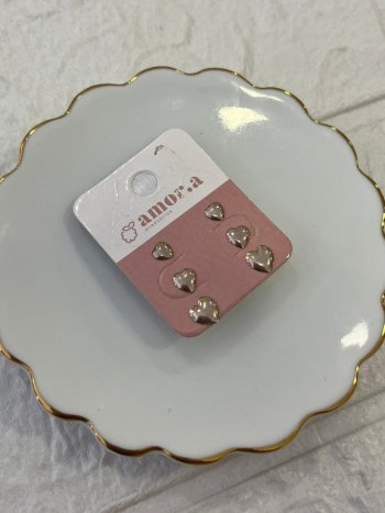 TRIO CORAÇÃO PRATA925