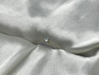 ANEL PEDRA QUADRADA PRATA925