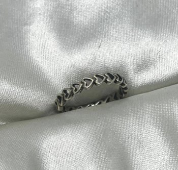 ANEL 16 CORAÇÃO VAZADO PRATA925