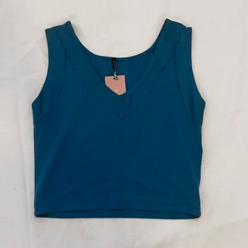 CROPPED REGATA AZUL P