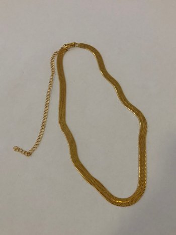 DOURADO CHOKER FITA 5MM