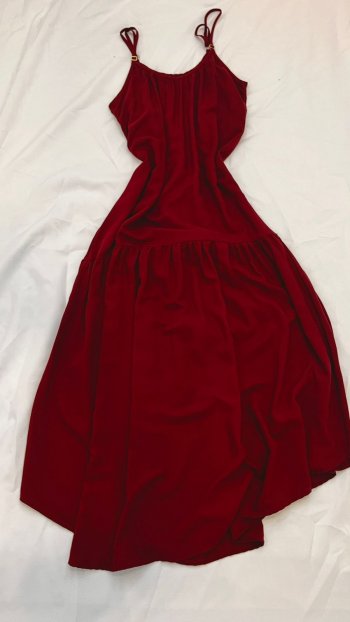 VESTIDO LONGO VINHO G